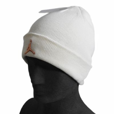 4. Air Jordan Cuffed Beanie White - 9A0063-782