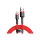 Baseus Cafule CATKLF-A09 Cable (USB 2.0 - USB Type-C; 0.50m; red)