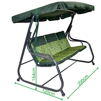 22. 3-SEAT GARDEN SWING LENA WITH MOSQUITO NET