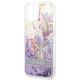 6. Guess GUHCP14MLFLSU iPhone 14 Plus 6.7 "violet / purple hardcase Flower Liquid Glitter