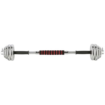 13. Dumbbells in a case HMS STC21 2 x 10 kg chrome