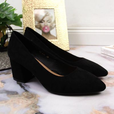 17. Sergio Leone W SK358A black high heel pumps 