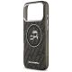 6. Karl Lagerfeld IML Glitter Karl&Choupette Heads Logo MagSafe Case for iPhone 17 Pro Max - Black