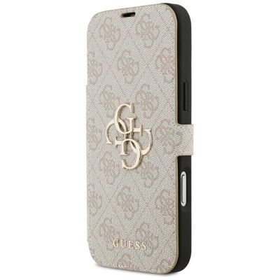 2. Guess Book 4G Metal Logo Case for iPhone 18 Pro Max / 17 Pro Max - Pink