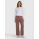 4. Women's wide-leg sweatpants 4F 4FRAW25TTROF1614-82S