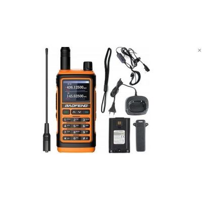 6. Baofeng UV-17E Orange Walkie-Talkie