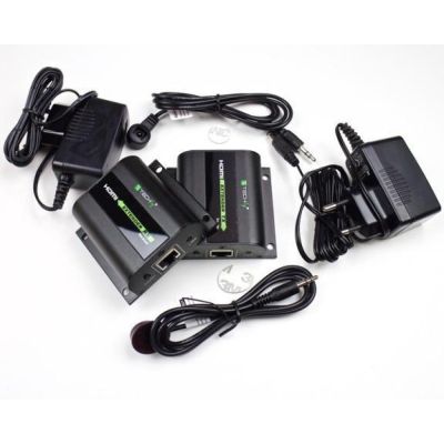 7. TECHLY EXTENDER HDMI HD 3D 60M PO RJ45 IR REMOTE IDATA EXT-E70I