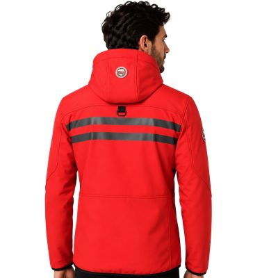 2. Geographical Norway ROYAUTE MEN ASS A BS2 056 Men’s Softshell Jacket (WT1804H/GN-RED / BLACK)