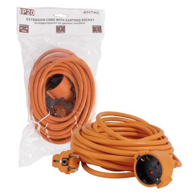 6. Entac ESECG1.5-10-O splitter 10 m 1 x network socket Indoor Orange