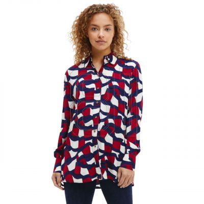 10. Tommy Hilfiger Viscose W WW0WW31447 shirt