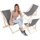 CLASSIC GRAY WOODEN DECK CHAIR