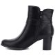 8. Women's insulated ankle boots with a block heel, black M.Daszyński SA125-32