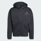 New Adidas ZNE Full-Zip Hooded Men's Black Hoodie - JE7538