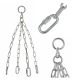 5. Punching bag chain - Set with swivel and snap hooks