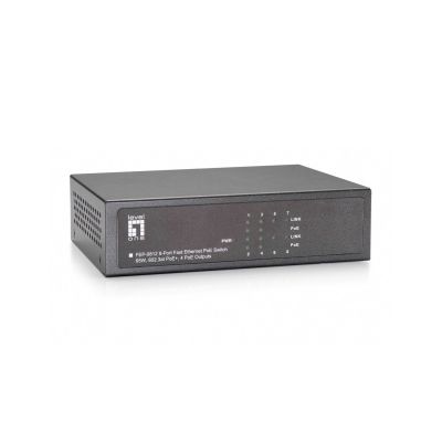 LevelOne FE PoE+ Switch 8-Port 65W 100Mbps