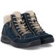4. Waterproof comfortable navy leather lace-up boots Rieker L7701-14