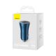 5. Baseus Golden Contactor Pro car charger 2x USB-C 40W blue (CGJP000003)