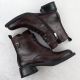 14. Brown leather women’s worker boots Filippo DBT7369