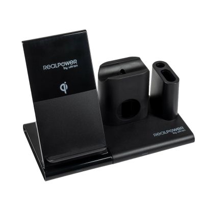 2. RealPower ChargeAIR Connect Smartphone, Smartwatch, Tablet Black USB Wireless Charging Internal
