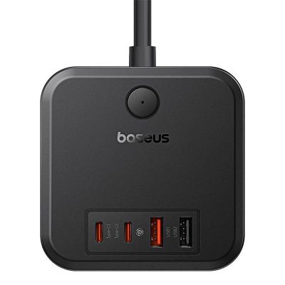 2. Baseus PowerCombo 3AC+2U+2C 30W EU Power Strip (1.5m; black)