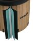 8. VIRTUFIT ICE BATH XXL - 375 LITERS - IMITATION WOOD - WITH ACCESSORIES
