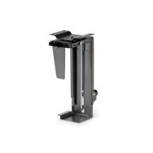 Under-desk PC mounting bracket with Easy-Locking mechanism