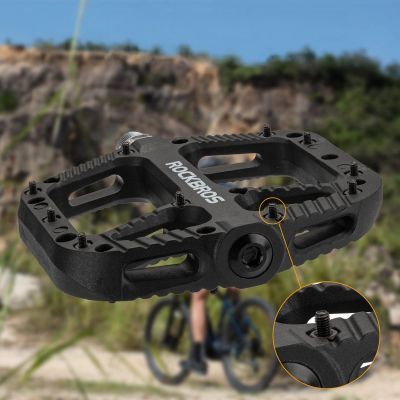 3. Rockbros 2018-12A Nylon Bicycle Pedals - Black