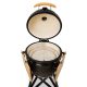 6. Kamado Bono Grande Ceramic Grill 23” Kamado barbecue/grill Cart Charcoal (fuel) Black