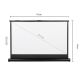MACLEAN PORTABLE PROJECTION SCREEN, COMPACT, DESKTOP, 40", 16:9, MC-962