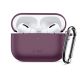 3. Tech-Protect Silicone Hook Case for Apple AirPods 3 – Burgundy