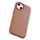 12. iCarer Case Leather Case Cover for iPhone 14 Plus Brown (MagSafe Compatible)