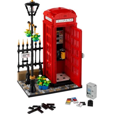 15. Lego 21347 Ideas - Red London Telephone Booth