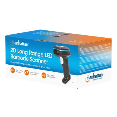 9. MANHATTAN 2D LED Barcode Scanner IP52 Handheld 450mm