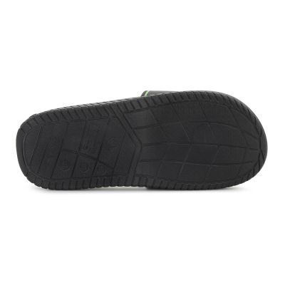 7. RIDER PUMP II SLIDE BLACK/GREEN/GRAY 12424-BO154