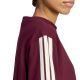 5. adidas Essentials 3-Stripes Boyfriend Women’s T-Shirt Burgundy KX0793