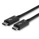 5. Lindy 31120 Thunderbolt Cable 1m 40Gbps Black