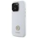 2. Guess Silicone Logo Strass 4G Case for iPhone 16 Pro - White