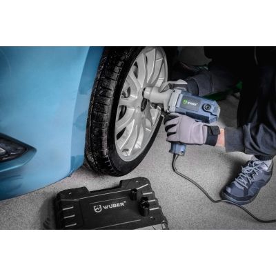 9. 800 Nm 1/2" Electric Impact Wrench for Wheels with Case W33250 WUBER