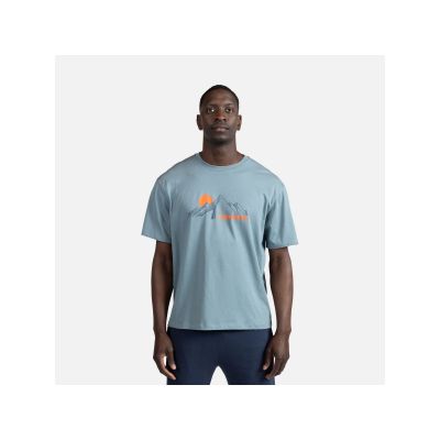 ROSSIGNOL Waterfall Tee Men's T-Shirt Blue