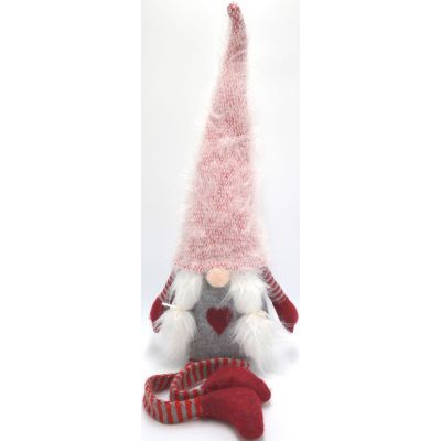 23. MRS. gnome with a fluffy hat 45+36cm