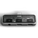 2. Satechi Mobile XR Hub mobile USB-C adapter with audio (1x USB-C 100W PD; 2.0 data and audio, 1x USB-C DP 1.4 4K@60Hz; 3.0 10 Gbps, 1x 3.5mm audio in/out) space gray
