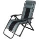 11. FOLDABLE GARDEN DECHAIR MULTIFUNCTIONAL 162X52/65X110CM BLACK AND GREY