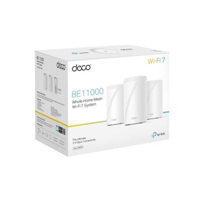 4. TP-Link 9300Mbps/Deco BE65 Wireless Mesh Router (3-pack)