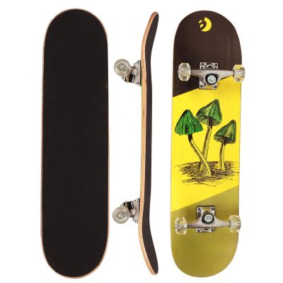 10. MUSHROOMS BEST SPORTING WOODEN SKATEBOARD