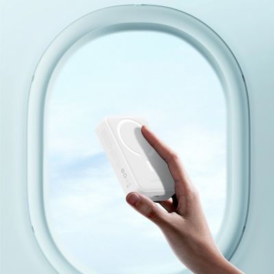 12. Baseus EnerFill FM41 20000mAh 20W Magnetic Power Bank with USB-C to USB-C Cable 30cm - White