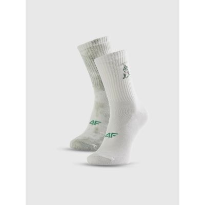Women's long socks (2-pack) 4F 4FRSS26USOCF657-42S