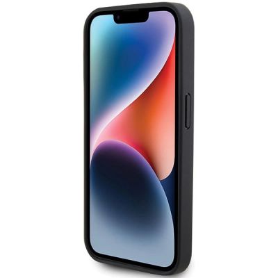 5. Ferrari Twist Metal Logo case for iPhone 15 Pro - red