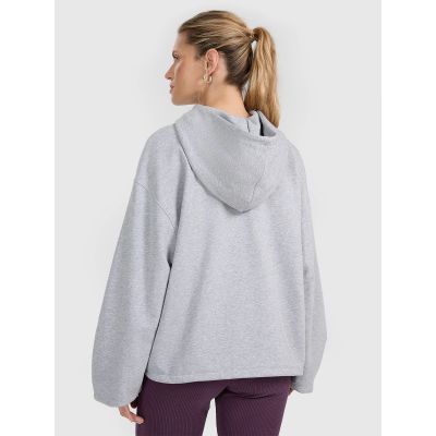 7. Women's sweatshirt with hood, open, 4F 4FRAW25TSWSF2462-26M
