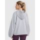 7. Women's sweatshirt with hood, open, 4F 4FRAW25TSWSF2462-26M