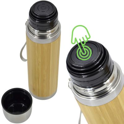 4. 420 ML BAMBOO THERMAL FLASK STAMINA
